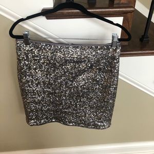 Cache Sequin skirt